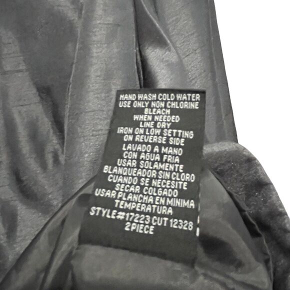 LE BOS Blazer Jacket Silver Gray Women Size 18W Holiday MSRP $140 Career Church - Picture 5 of 16